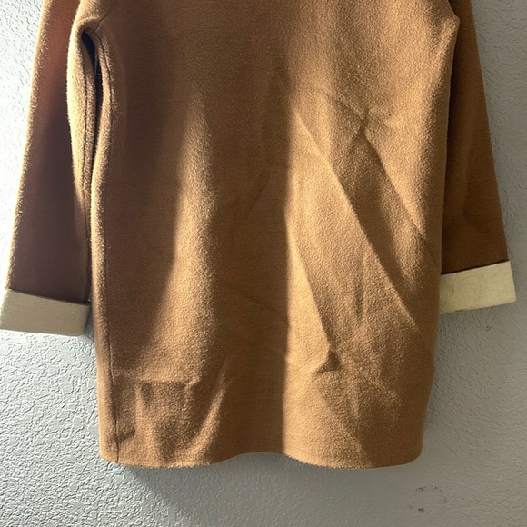 Oliver by Escio Open Long Brown Cardigan Coat - Picture 9 of 9